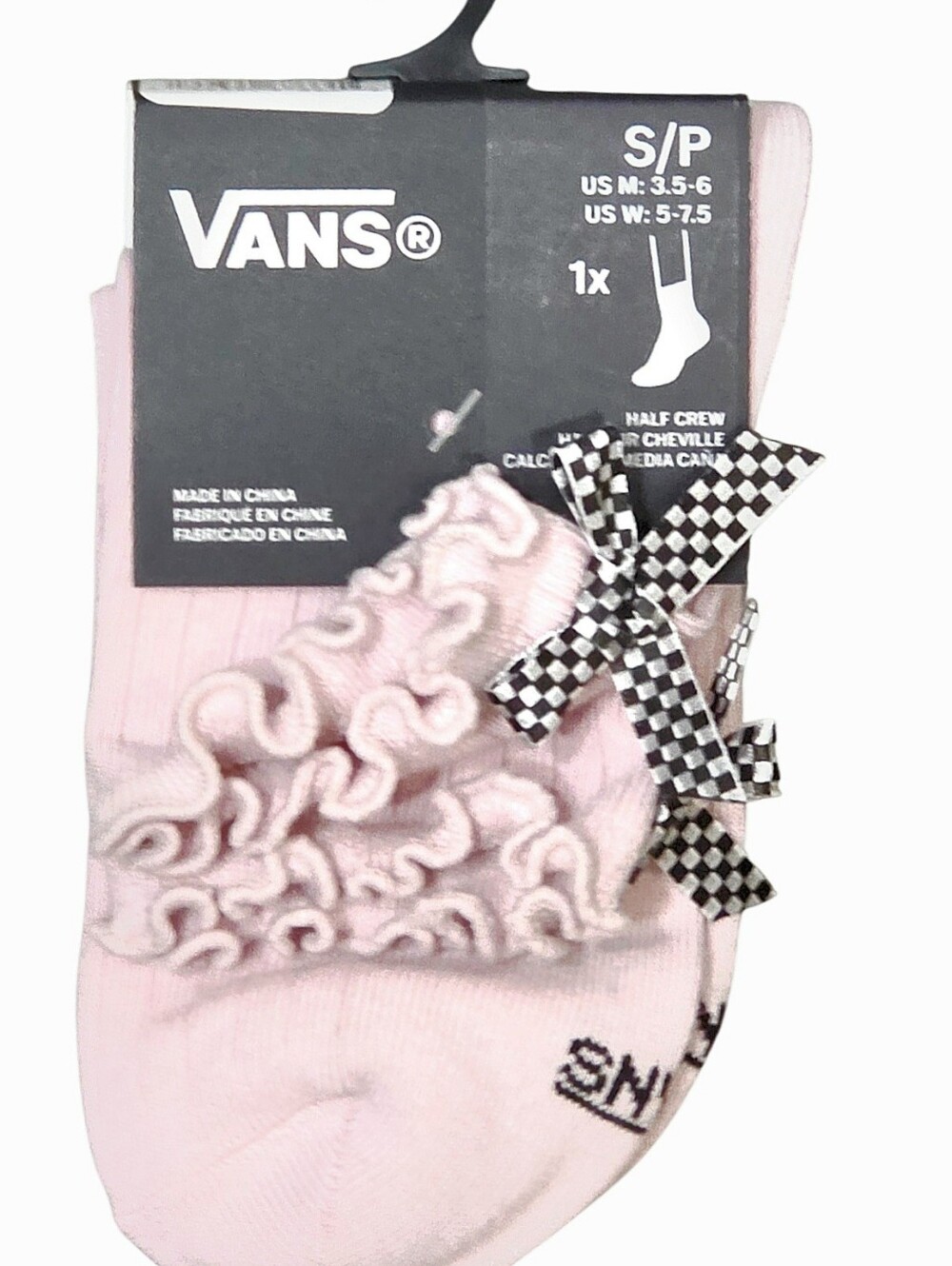 Vans Rufflen Low Crew Socks - Picture 2 of 6